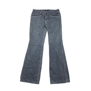 White House Black Market 6 Jeans Blanc Flare 32" X 33.5"